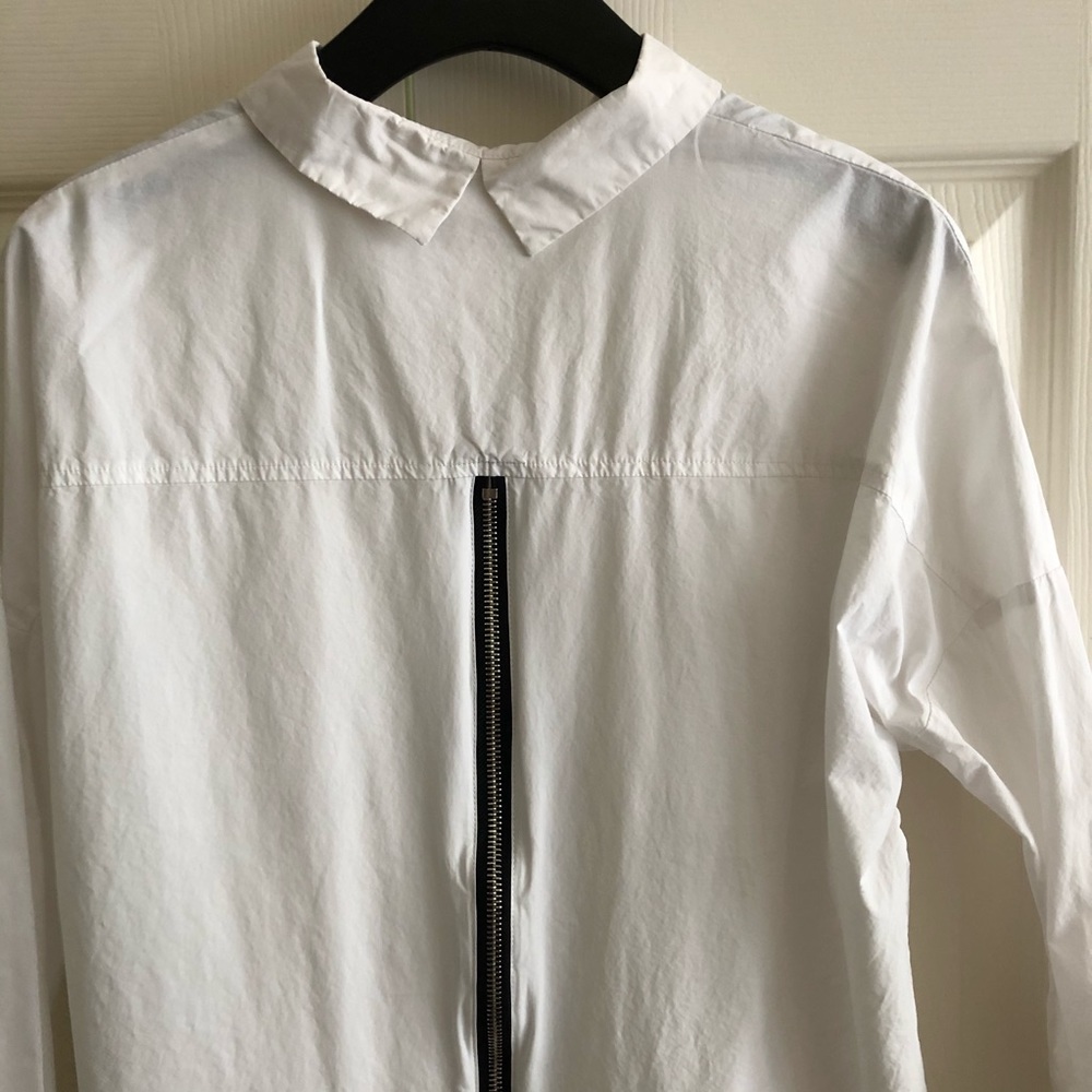 Celine button down shirt with black zipper - Picture 6 of 6